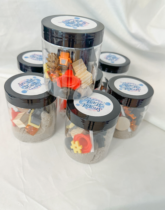 Construction Jars Set of 7